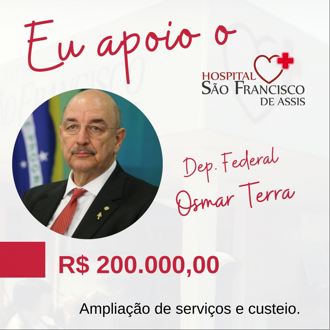 Dep. Federal Osmar Terra